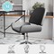 Martha Stewart Tyla Upholstered Office Chair in Gray/Polished Nickel CH-220921-5-GY-MS - alternate 7